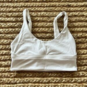 Lululemon Align White Sports Bra Top - 4 (NOT SOLD ANYMORE)